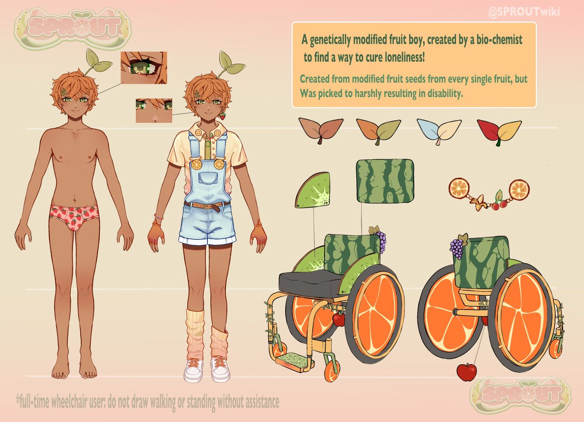SPROUTwiki's tweet image. 🌱🍉 SPROUT ✩‧₊˚ 🍎🍌🍇
A genetically modified “fruit boy”, created by a bio-chemist to find a way to cure loneliness !!
🍊🍋🟩🥭🍎˚ ༘♡ ⋆。˚Vtuber
TWITCH: twitch.tv/sproutwiki
BSKY: bsky.app/profile/sprout…
INSTA: instagram.com
TUMBLR: tumblr.com/sproutwiki