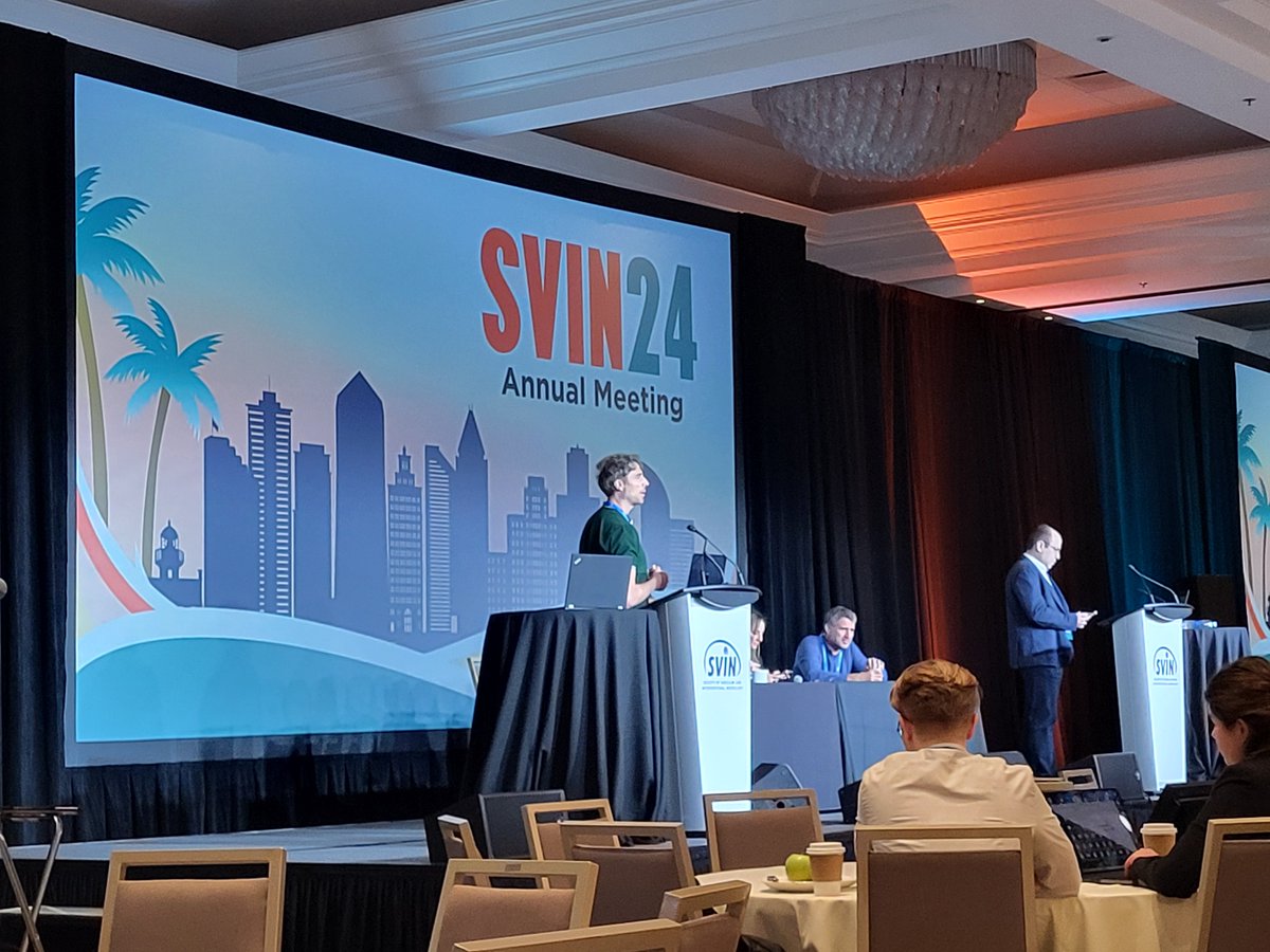 StrokeAHA_ASA's tweet image. 🧵/1 General joint session SVIN-SLICE on Day 2 of #SVIN24 ☀️ moderated by @AshuPJadhav, @ShahidNimjee, @marcriboj, @uclahealthmsu, @eytanraz and Vincent Costalat @slice_inr