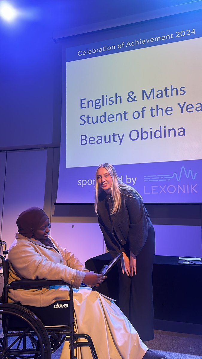 Hartlepool College (@hartlepoolfe) on Twitter photo Student of the Year 2024 ~ English & Maths ~ BEAUTY OBIDINA sponsored by <a href="/LexonikST/">Lexonik - literacy at the speed of sound</a> #HCFECOA2024 #TransformingLives <a href="/HCFEME/">HCFE English & Maths</a> #175yrs Student of the Year 2024 ~ English & Maths ~ BEAUTY OBIDINA sponsored by <a href="/LexonikST/">Lexonik - literacy at the speed of sound</a> #HCFECOA2024 #TransformingLives <a href="/HCFEME/">HCFE English & Maths</a> #175yrs