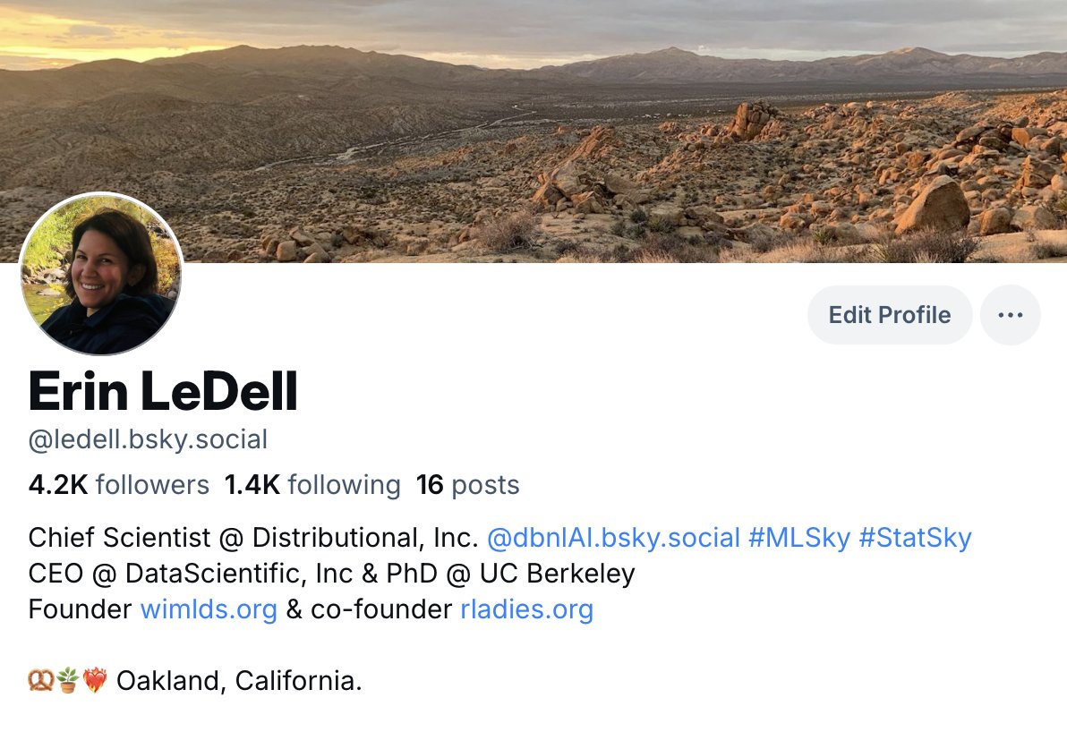 Erin LeDell - ledell.bsky.social tweet media