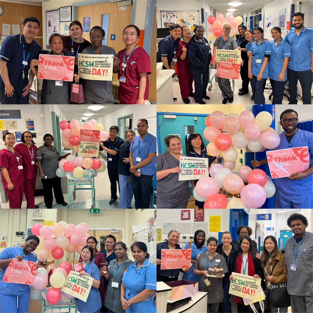 ChefNurseVon's tweet photo. THANK YOU to our amazing Health Care Support Workers from your MIC SMH team! We celebrated your day with heartfelt gratitude, balloons, games, and smiles all around. Your dedication, hard work, and compassion make a difference every single day! #HealthcareHeroes #Imperial #NHS https://t.co/31r6ZdDpc8