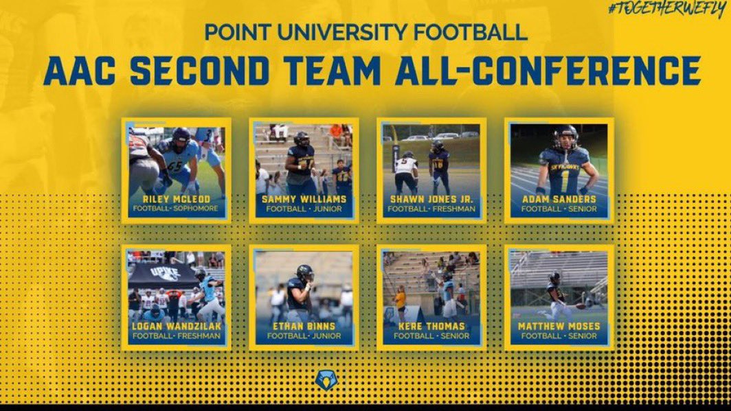 Congratulations to our 8️⃣ Second Team All-Conference selections!