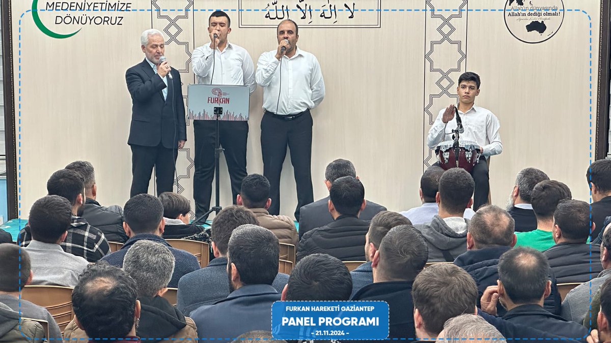 FurkanDerGAntep's tweet photo. Programımızda sırayı kalplere dokunan ezgileriyle Grup Furkan alıyor.
Subhan Allah, Rahman Allah
Tüm dertlere derman Allah
Ben eyledim hadsiz günah
Cürmüm ile geldim sana.
#PanelProgramı https://t.co/BtbHYByAjK
