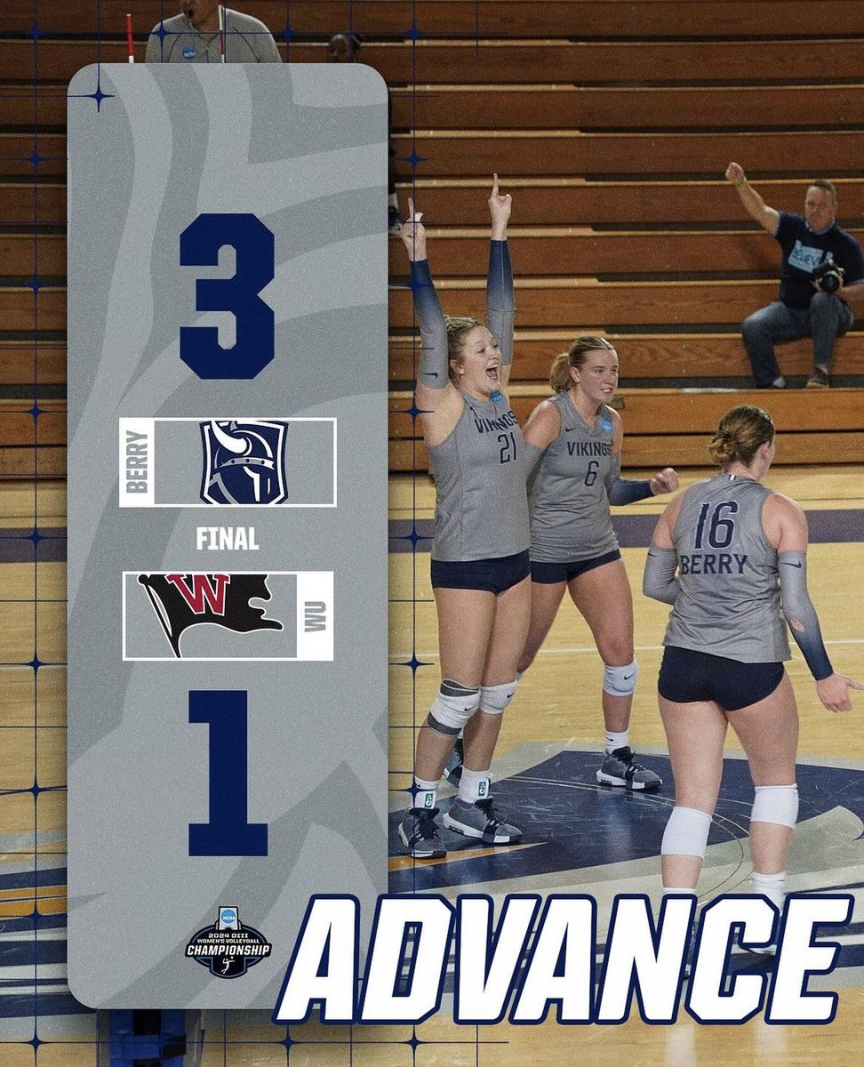 Angel Mason (@_realad_) on Twitter photo LETS GOOOOOO <a href="/BerryVolleyball/">Berry College Volleyball</a> with the first round win in the <a href="/NCAADIII/">NCAA Division III</a> volleyball tourney! 💙🩵💙🩵 #BattleBerry <a href="/berrycollege/">Berry College</a> <a href="/SAA_Sports/">SAA Sports</a> LETS GOOOOOO <a href="/BerryVolleyball/">Berry College Volleyball</a> with the first round win in the <a href="/NCAADIII/">NCAA Division III</a> volleyball tourney! 💙🩵💙🩵 #BattleBerry <a href="/berrycollege/">Berry College</a> <a href="/SAA_Sports/">SAA Sports</a>