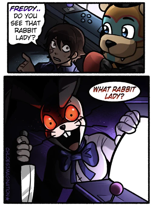 Vanny is actually pretty scary in FNAF.. 