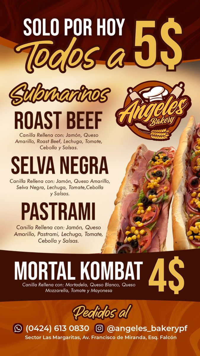 Hoy todos los submarinos en 5$