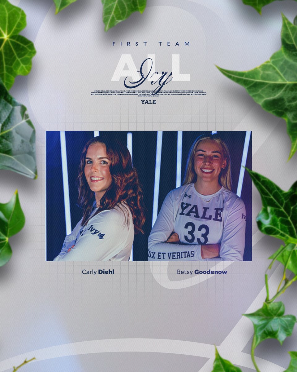 YaleVolleyball's tweet photo. Our All-Ivy superstars 🌿⭐️

📰 https://t.co/NWg01NsHbb

#ThisIsYale https://t.co/B1ymhgqq7S