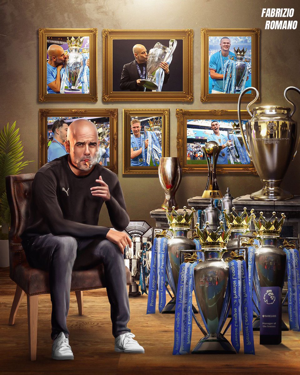 FabrizioRomano's tweet image. 🚨🔵 OFFICIAL: Pep Guardiola signs new deal at Manchester City, as planned.

Agreement valid until June 2027 for Pep as he’s crucial part of Man City project.