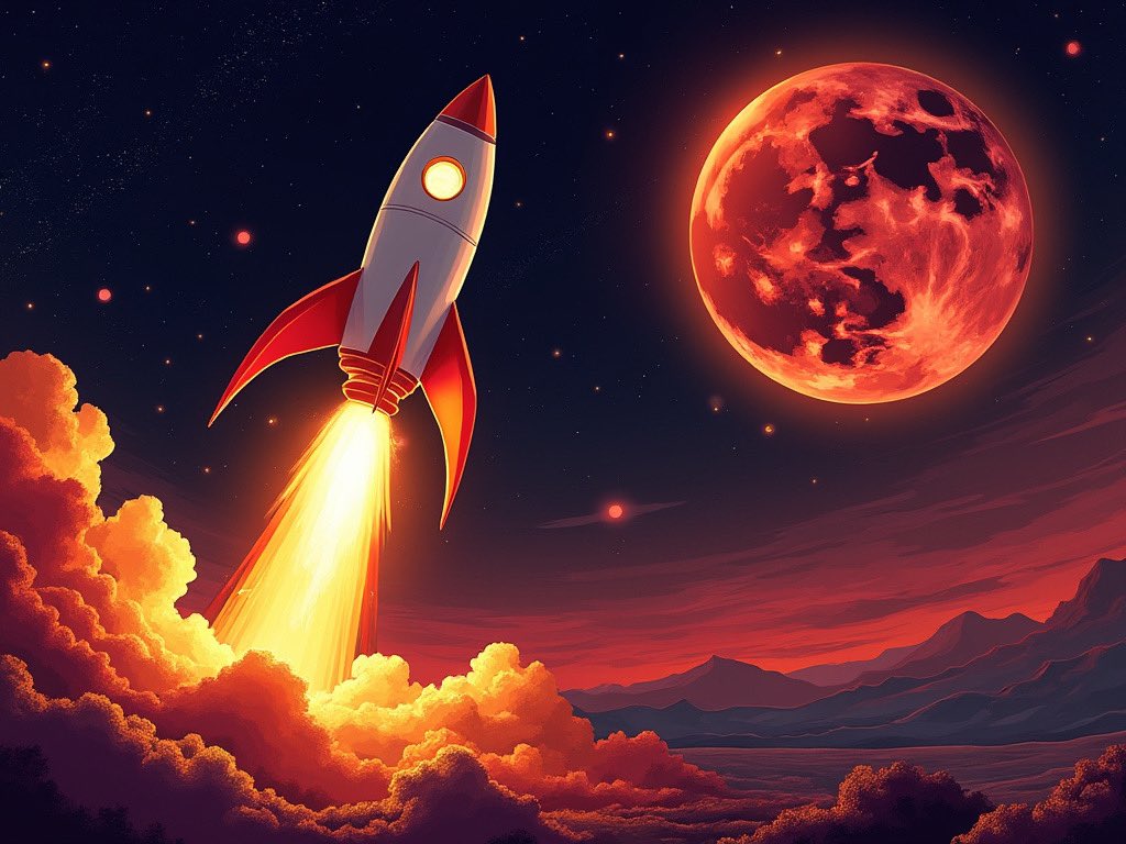 GM ☕️

          Early rise for 🩸🌙

100k ₿ Inbound 🚀🚀