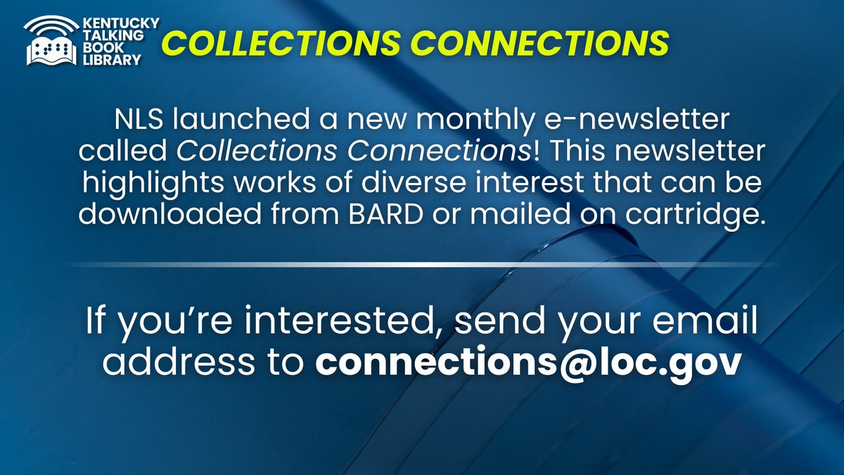 Kentucky Talking Book Library tweet media