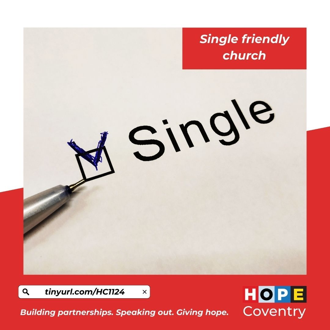 Does your church welcome and support single people? 💙 The Single Friendly Church Network offers a free 5 Step Guided Audit to help you be more inclusive.
Register for free training or join their Network Zoom on Tuesday 23rd Nov at 11am to share ideas and raise relevant topics.