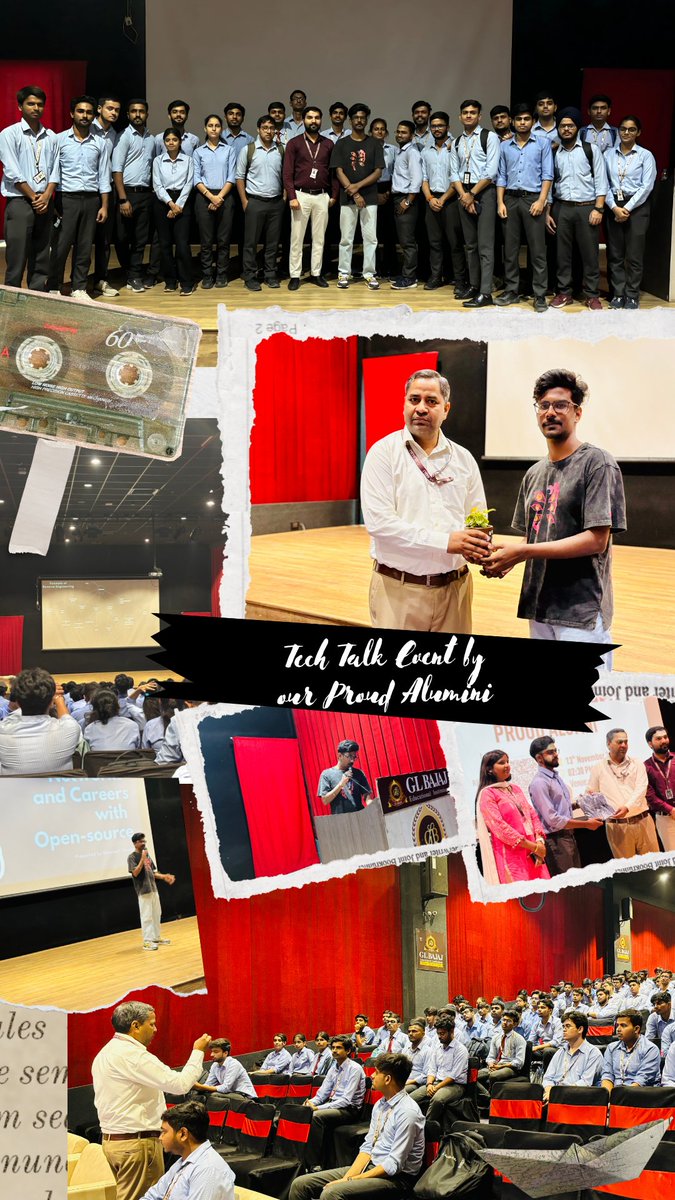 codespaceclub's tweet photo. 🌟 Tech Talk Highlights! 🌟

The Department of Information Technology proudly hosted an insightful session on “Open Source and Google Summer of Code (GSoC)” led by our accomplished alumnus, @DevilsAutumn 🎓✨

#TechTalk #OpenSource #GSoC #DjangoIndia #InformationTechnology https://t.co/tVyJmCXDt7