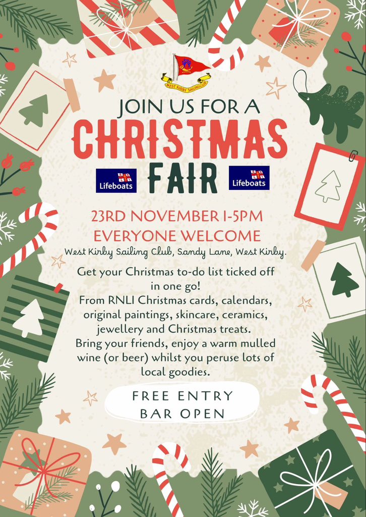 The light switch on in West Kirby this Saturday has been cancelled due to the weather but the Christmas Fair indoors <a href="/Westkirbysc/">West Kirby SC</a> is going ahead. Please give it your support if you can