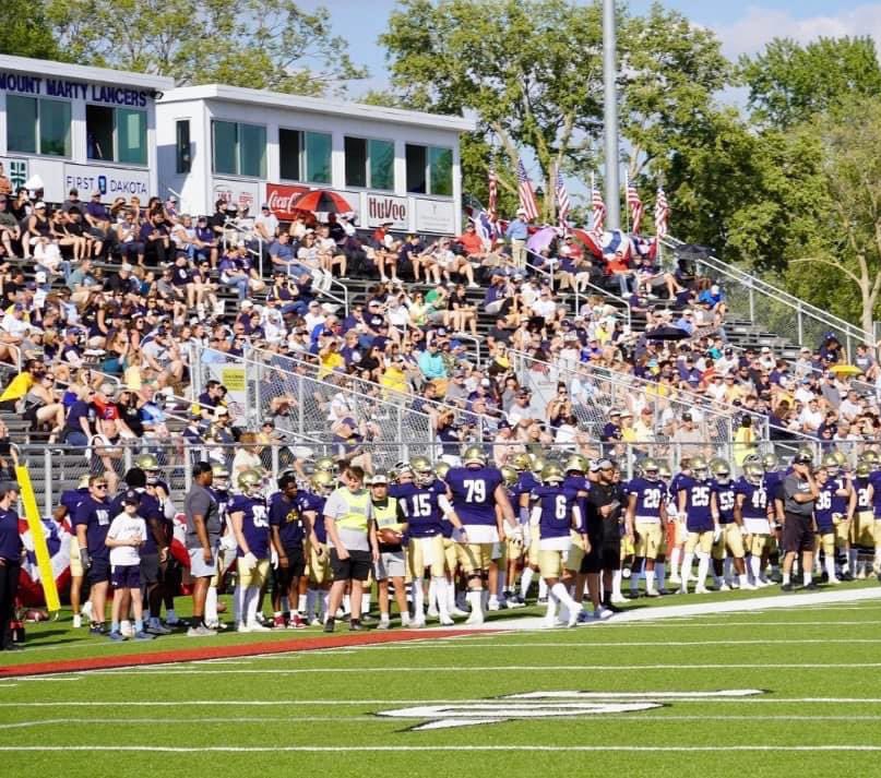 After a great call with <a href="/JLewisCoach/">Josh Lewis</a> I am proud to have received an offer from Mount Marty! #GoLancers <a href="/MichalettiCoach/">John Michaletti</a> <a href="/CoachWiebelhaus/">Jacob Wiebelhaus</a>