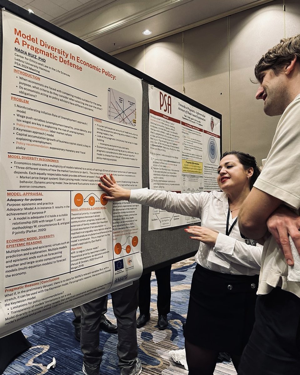 MAPS Project (@mapsproject_luh) on Twitter photo Team member <a href="/NadiaRuiz26/">Nadia Ruiz, PhD</a> presented a poster on "Model Diversity In Economic Policy: A Pragmatic Defense" at the #PSA2024 Team member <a href="/NadiaRuiz26/">Nadia Ruiz, PhD</a> presented a poster on "Model Diversity In Economic Policy: A Pragmatic Defense" at the #PSA2024