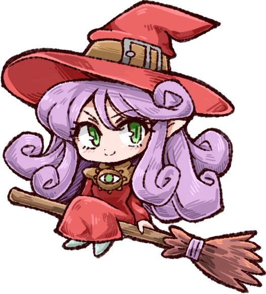 スマホ指描き 5期鬼太郎の魔女ザンビア