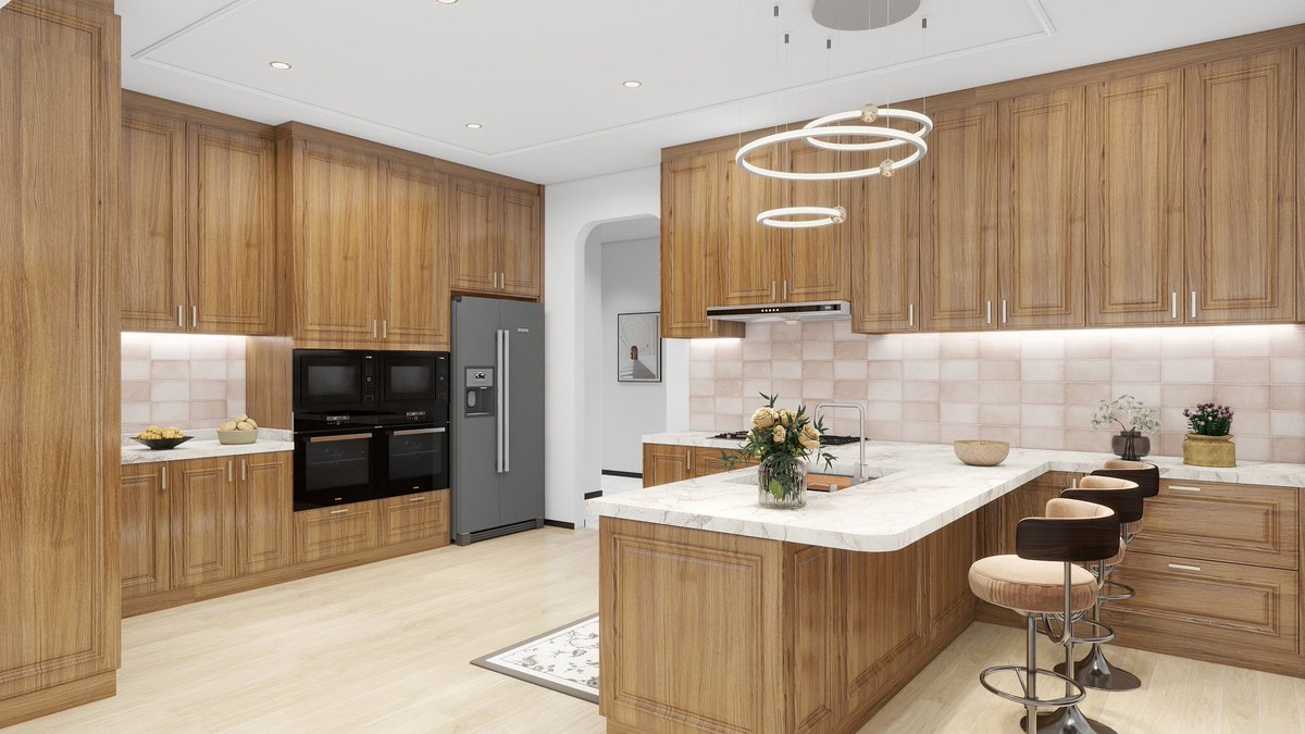 Amin_deign's tweet photo. Do you like this kitchen cabinet design?  It won’t give you more room to imagine, but it will give you more rooms to spend time with your family. 

#kitchendesgin #kitchenisland https://t.co/yhJ5D5ENkq