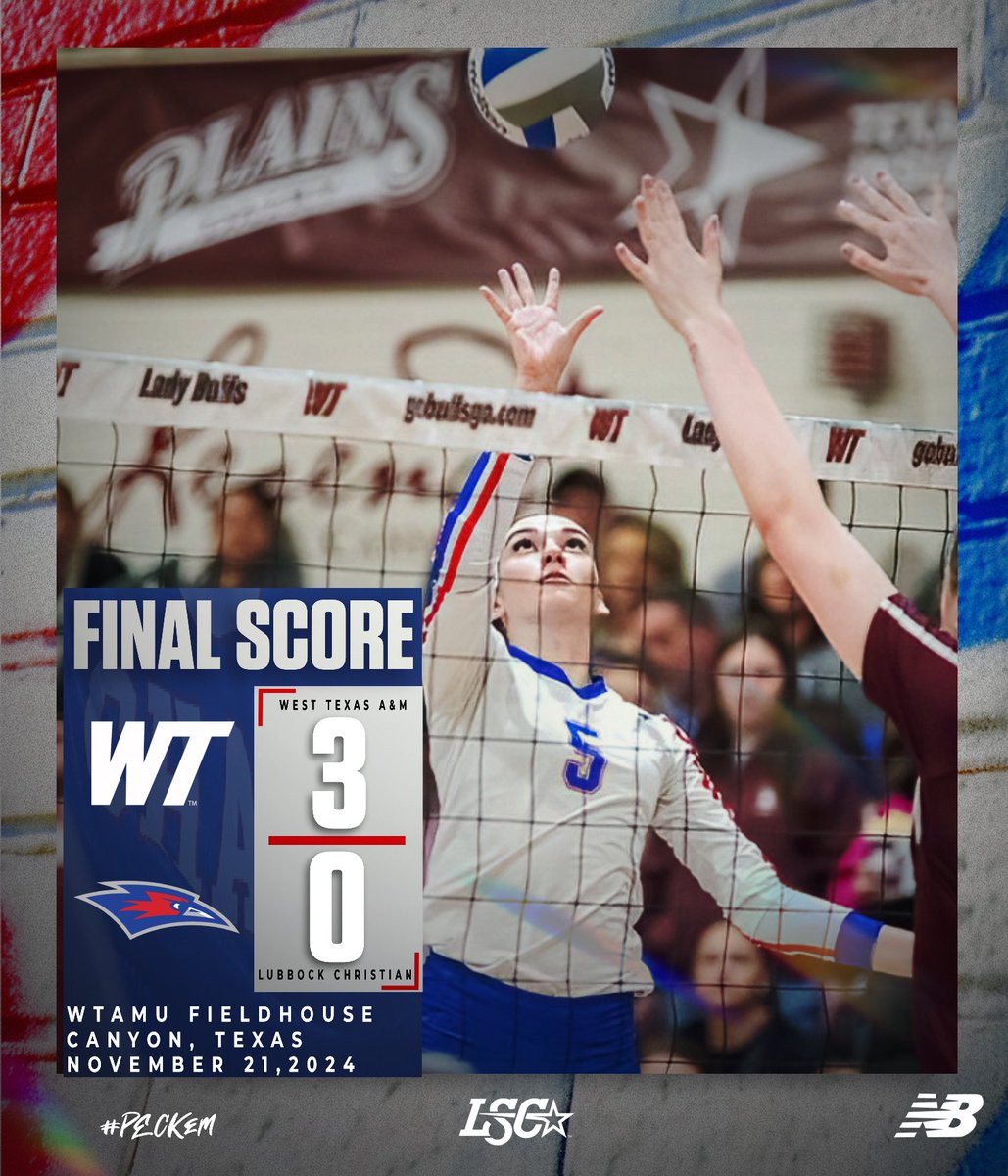 LCUVolleyball's tweet image. ๐#LCUvsWT | FINAL
Lady Chaps 17-22-17 (0)
5๏ธโฃWest Texas A&M 25-25-25 (3)
๐ต - Lady Chaps have their season end in the quarterfinals of the LSC Championships. They go 13-14 overall during the 2024 campaign.
Game Links: linktr.ee/lcuvolleyball
#D2VB
#lscvb