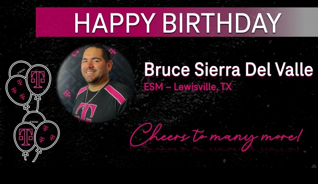 We have another birthday to celebrate in November... cheers to you Bruce Sierra Del Valle!!!!!
I hope you have a fantastic day.