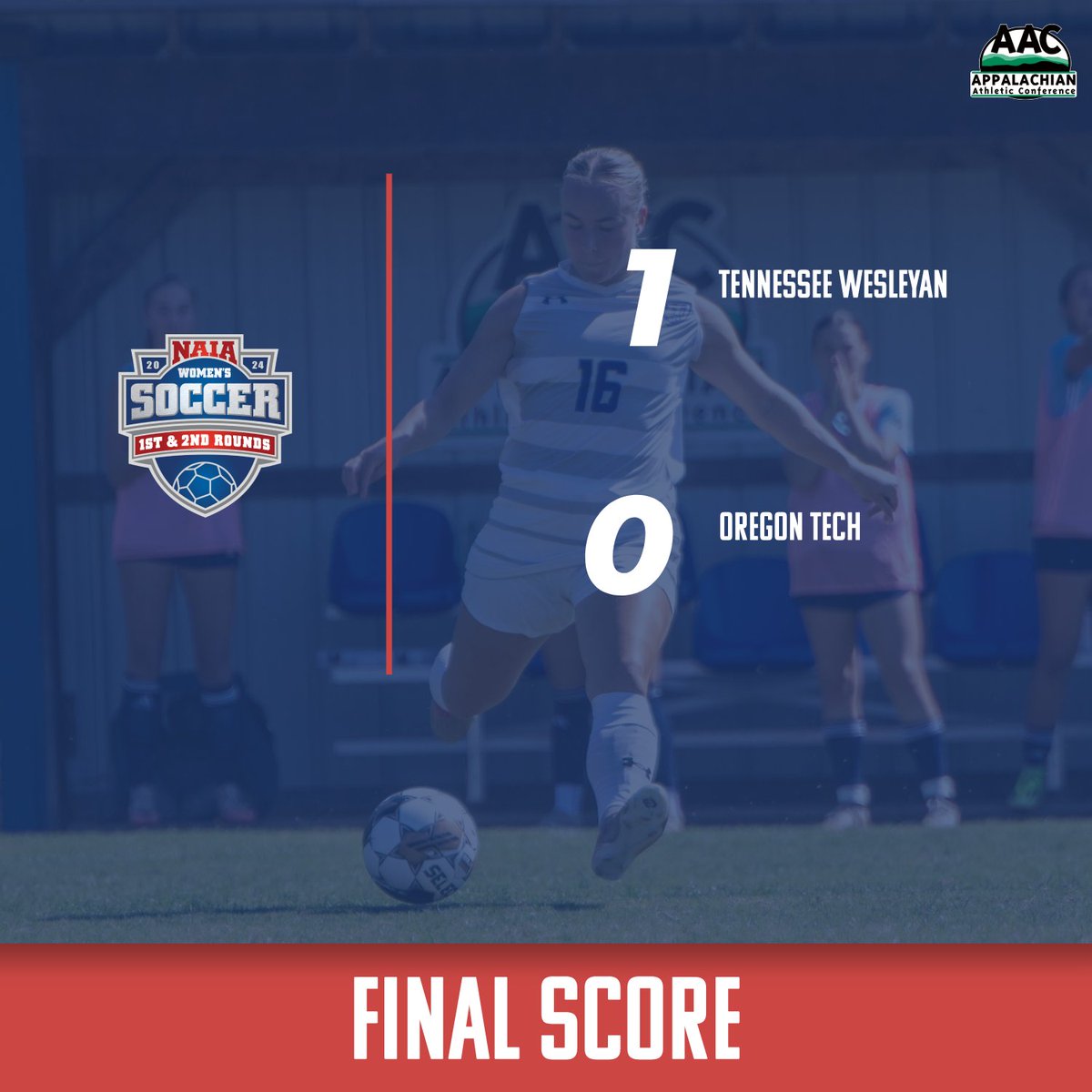 ⚽️SURVIVE &amp; ADVANCE⚽️

<a href="/twbulldogs/">TWU Bulldogs</a> moves on to the second round of the #NAIAWSoccer Championship

➡️ bit.ly/3ZjrtSm

#AACWSOC | #ProudToBeAAC