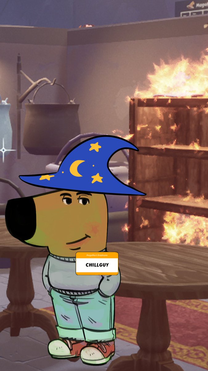 when the whole store is on fire but I'm just a chill guy earning minimum wage

#retailmage #indiegame