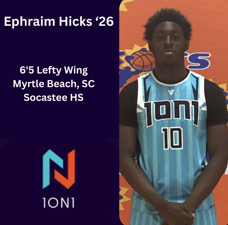 Prospect Alert: 6’5 Double Double Machine <a href="/EphraimHicks2/">Emann 🚶🏾‍♂️🖤</a> kicks off his ‘24-‘25 season this Saturday 11/23 at 11:00am at Ashley Ridge High School. <a href="/RVGDag/">The Real Voices of the Game Productions</a> <a href="/SauceRVG/">Tanner</a> <a href="/taneahicks/">tanea hicks</a> <a href="/Wethington1Will/">WillWethington1</a> <a href="/shegone03/">Fryedaddy/Frito</a> <a href="/SHSBravesSports/">Socastee Braves</a>
