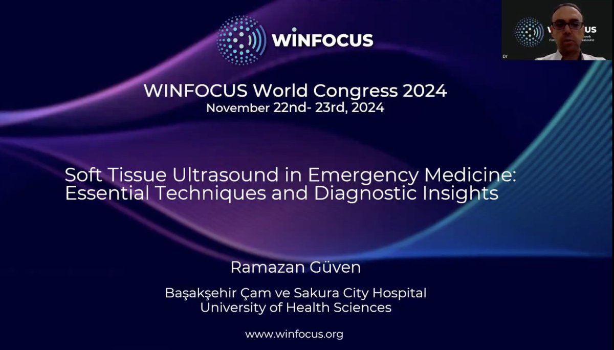 Join Dr. Ramzan Güven for an insightful session on Soft Tissue Ultrasound Techniques and Diagnostic Insights! <a href="/WINFOCUS/">WINFOCUS WORLD</a>24 🌟 #WINFOCUS @WINFOCUS 

📅 Tomorrow, Nov 22
⏰ 1PM-3PM Istanbul Time
⏰ 11 AM-13 CET

Don’t miss it! #Ultrasound #POCUS