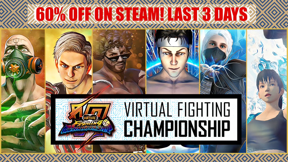 VFC is 60% off on Steam. Only 3 days left.
store.steampowered.com/app/779130/Vir…
#vrgamesale #GameSale #vfcgame #VRBoxing #vrfitness #Metaquest3 #Metaquest2 #steamvr