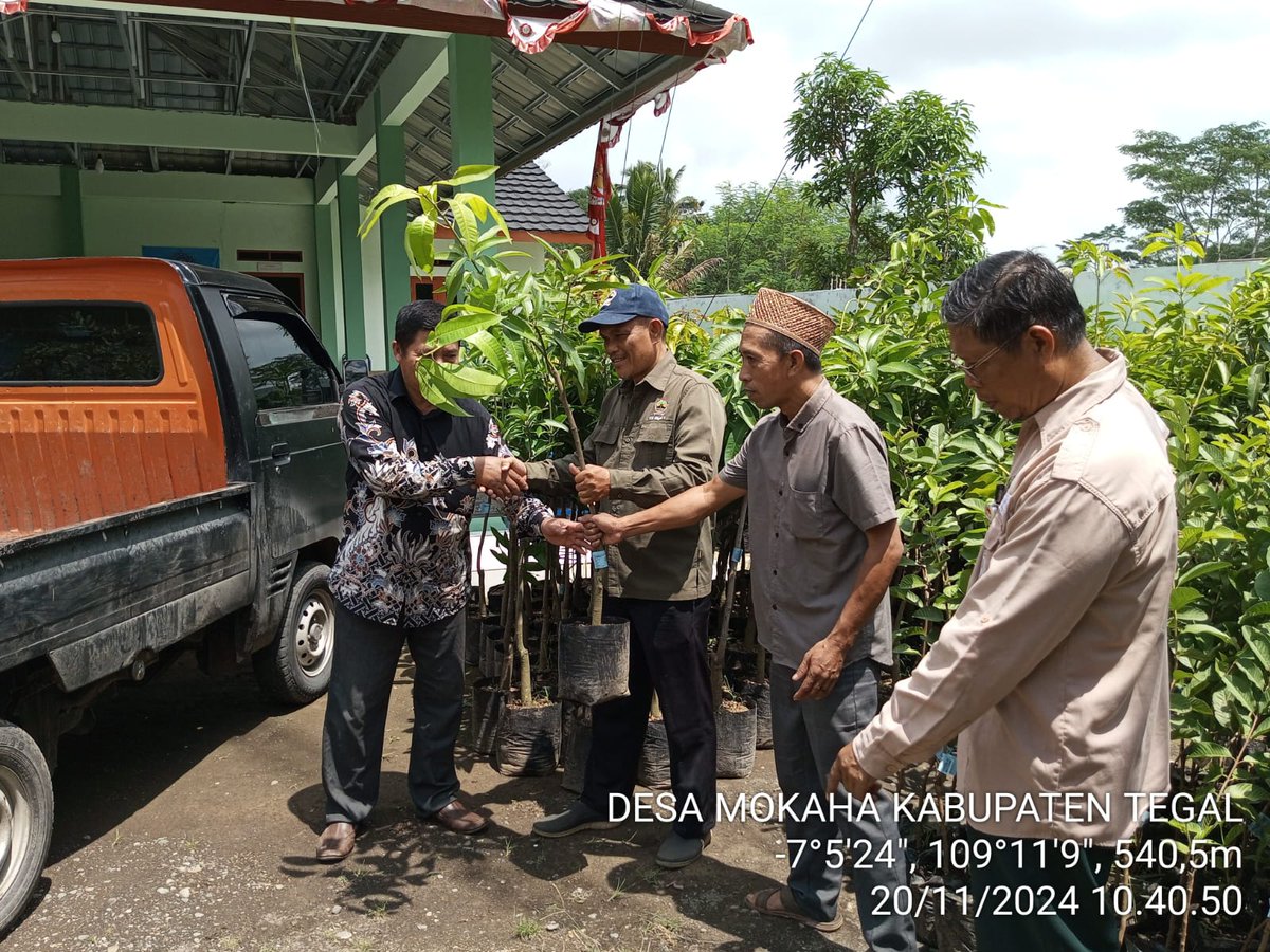 cdk5dlhkjateng's tweet image. CDK Wilayah V menyerahkan bibit produktif kepada masyarakat Desa Mokaha Jatinegara, Kab. Tegal pada 21 November 2024. Sebagai upaya penghijauan hutan dan pelestarian alam.  

Semoga langkah ini membawa manfaat jangka panjang bagi lingkungan dan kesejahteraan masyarakat🌱

#BitPro