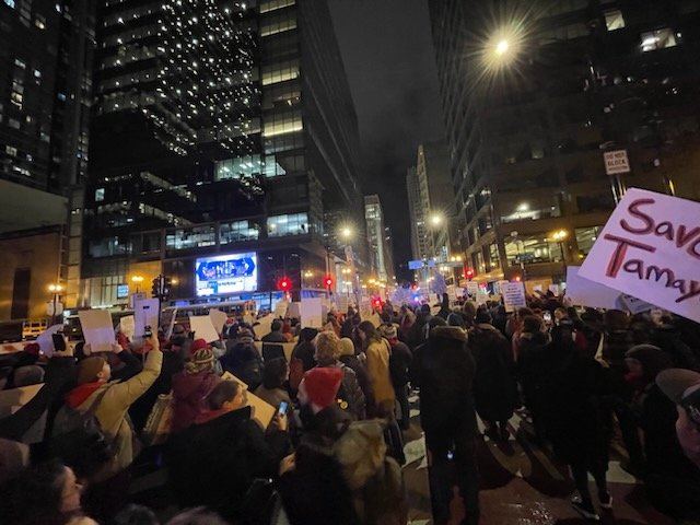 CTULocal1's tweet photo. When educators march, the city listens. Our fight for public education continues! #PutItInWriting https://t.co/WvieoEo0sX