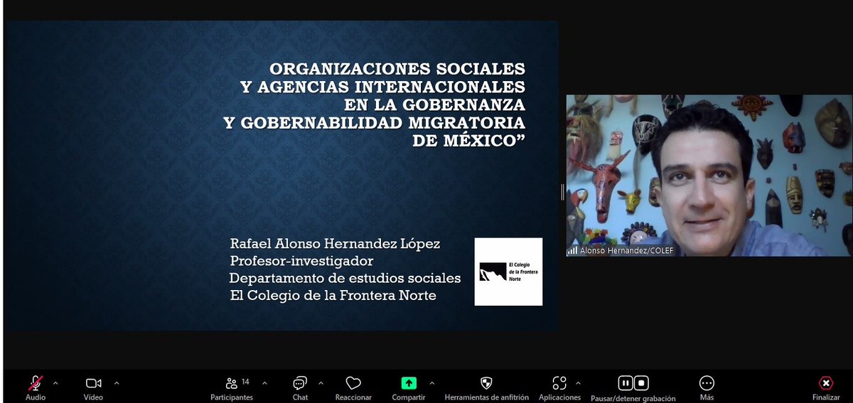 AlbertoGZepeda's tweet image. Seminario de Análisis Institucional #SAIN 

"Organizaciones sociales y agencias internacionales en la gobernanza y gobernabilidad migratoria de México"
Dr. Rafael Alonso Hernández López  (EL COLEF)
@Semmi_UAM 
@jorgeculebro 
@RafaelAlonsoHdz 
@DcshUam 
@uamcuajimalpa 
@elcolef