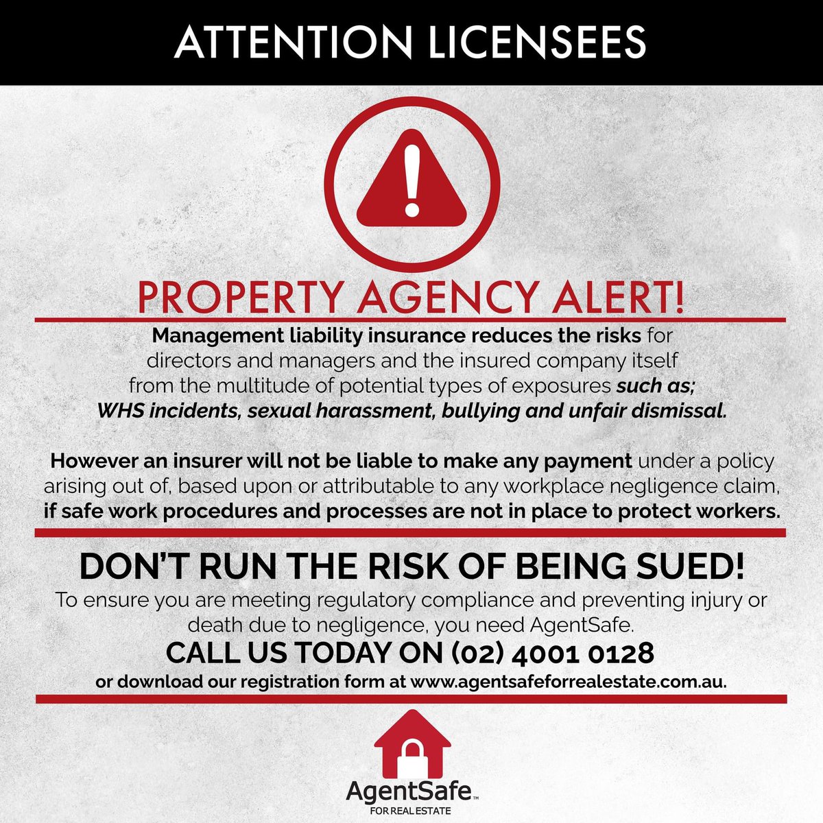 Managing offsite and lone worker safety in the property sector is crucial for modern businesses. 

Most importantly to prevent a serious tragedy, such as the death of Lorelle Makin in 2005

agentsafeforrealestate.com.au/case-study/man… .