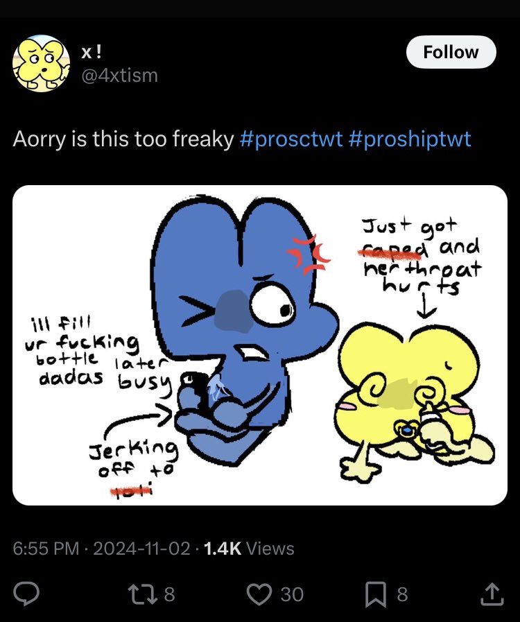 GREASSER1144's tweet photo. The implications of a s*xual relationship with children -babies at most, is truly and overall sickening. Not to mention the over romanization of ra*pe in there aswell.
It speaks for itself, everything in this is just enough to prove that this person is sick-minded. https://t.co/nBk2vpgSCl