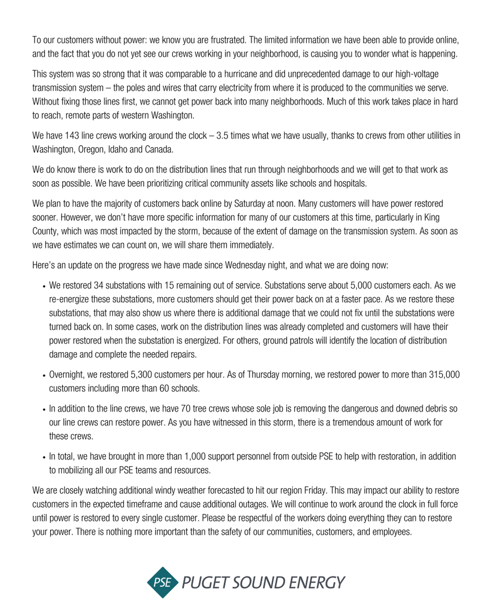 Puget Sound Energy tweet media