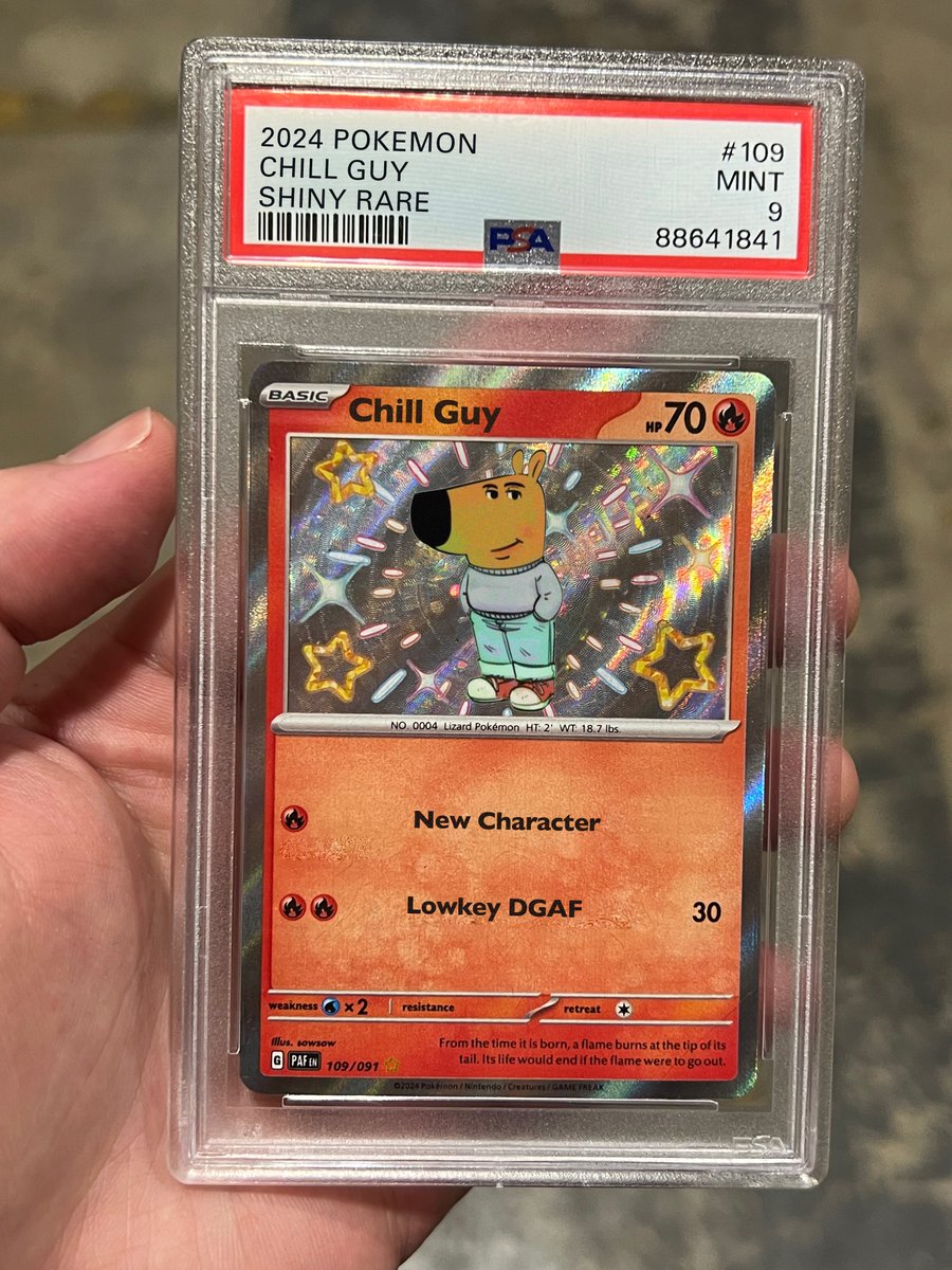 Rare pull cause I'm a chill guy