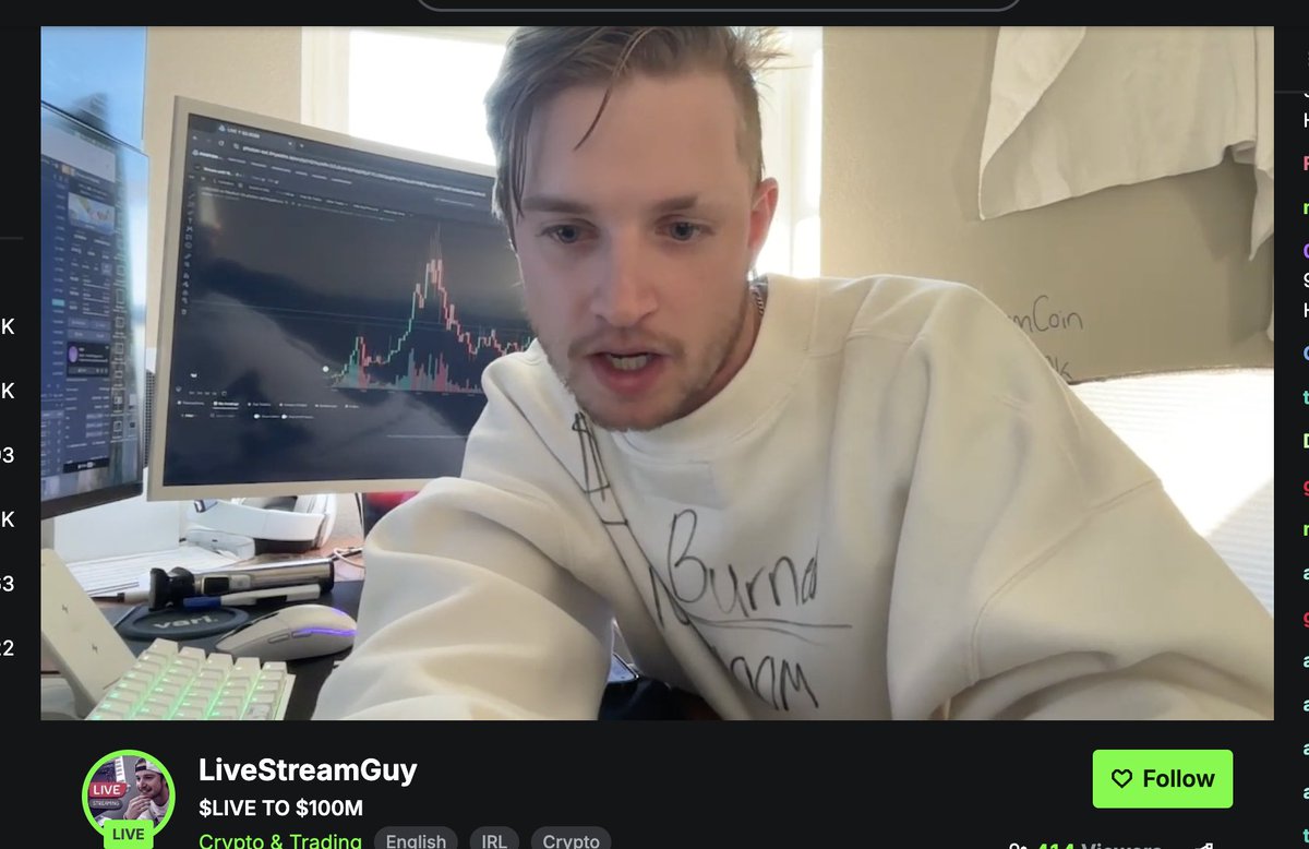 BullRun420's tweet image. OK - 1 final last post here.  Just wanna document the devolvement of this young man today in the span of 8 hours lmao

$LIVE @LiveStreamCoin