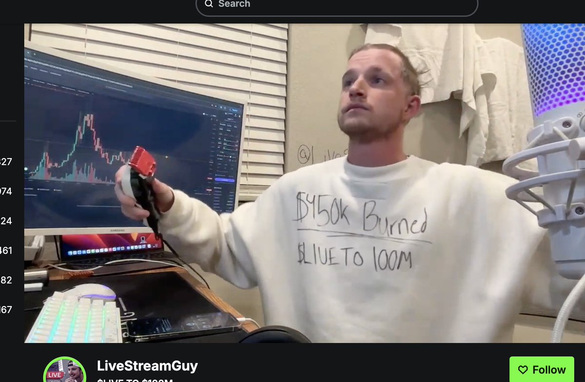 BullRun420's tweet image. OK - 1 final last post here.  Just wanna document the devolvement of this young man today in the span of 8 hours lmao

$LIVE @LiveStreamCoin