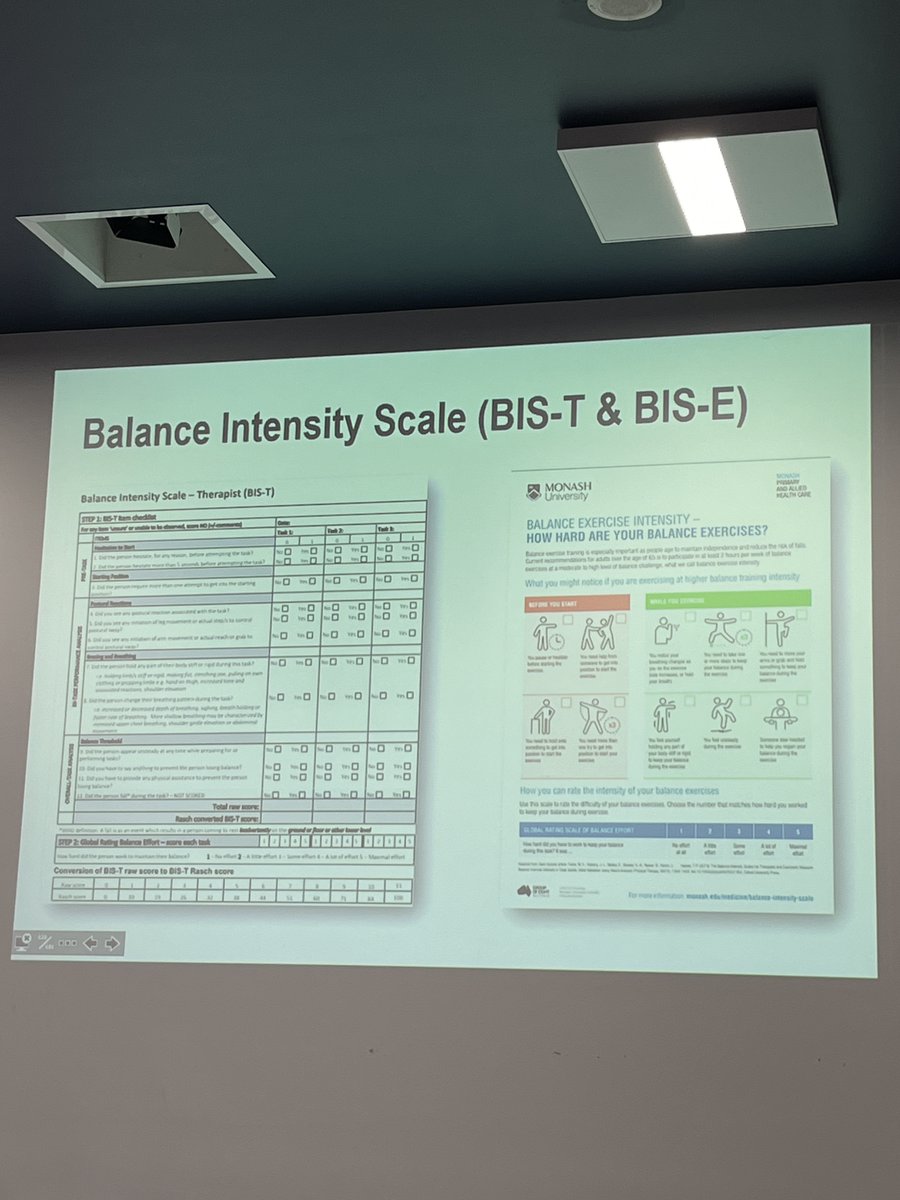 Monash RAIL Research Centre (@railmonash) on Twitter photo Now <a href="/DrFarles/">Dr Melanie Farlie</a> is presenting at the 2024 <a href="/SPAHCMonash/">Monash Uni Primary and Allied Health Care</a> Research Festival on integrating new evidence into routine #physiotherapy care & sharing details of the Balance Intensity Scale (a free scale with online training available) - monash.edu/medicine/balan… Now <a href="/DrFarles/">Dr Melanie Farlie</a> is presenting at the 2024 <a href="/SPAHCMonash/">Monash Uni Primary and Allied Health Care</a> Research Festival on integrating new evidence into routine #physiotherapy care & sharing details of the Balance Intensity Scale (a free scale with online training available) - monash.edu/medicine/balan…