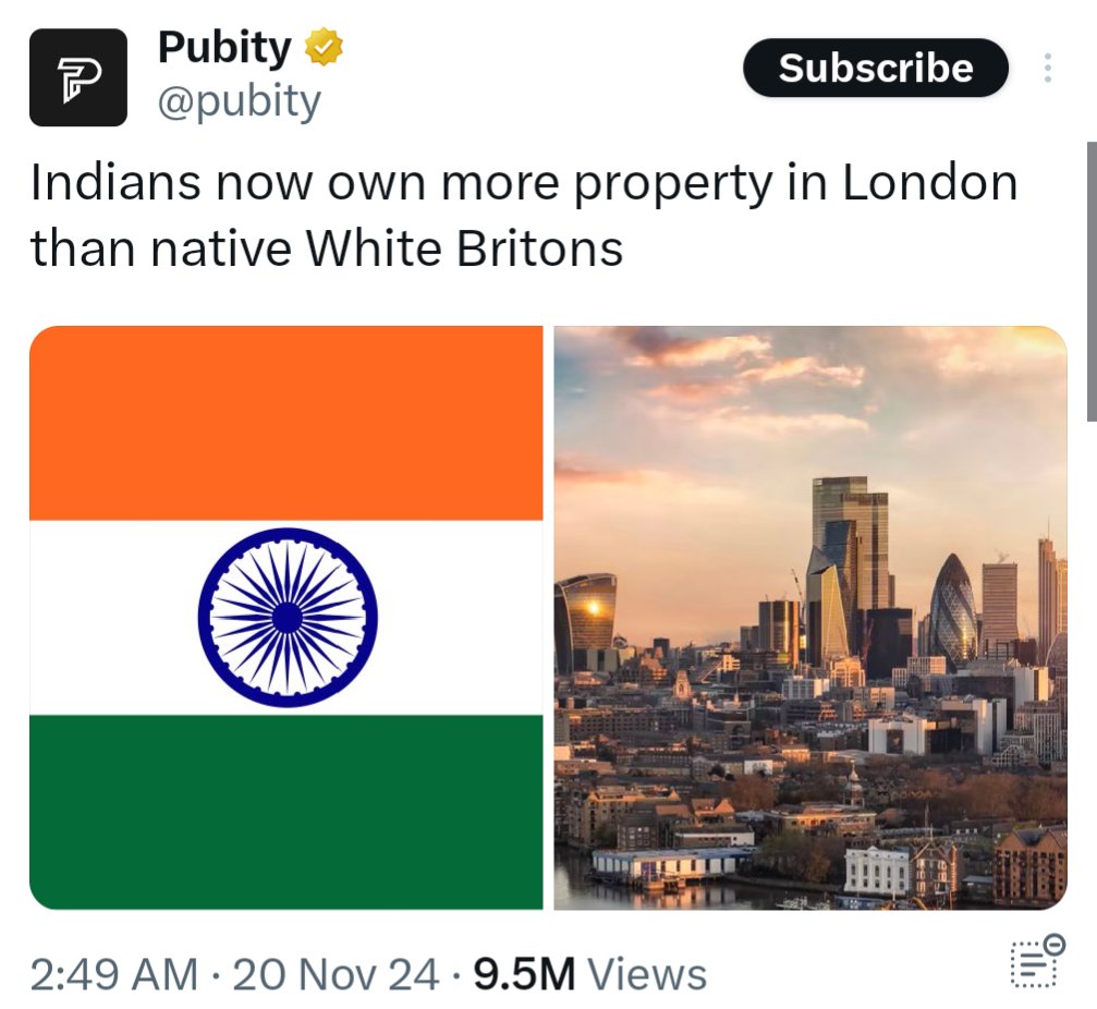 truckdriverpleb's tweet photo. Indians now own the majority of homes in London

Thoughts? https://t.co/TuX7x9f4L8