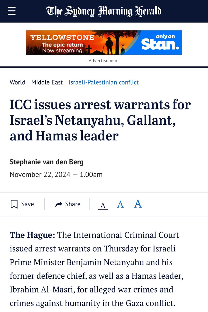 An important step.

All parties to the Rome Statute, International Criminal Court (ICC) and the International Court of Justice (ICJ), including Australia, must abide by these rulings and reinforce the importance of a world where all people can be justifiably confident in the