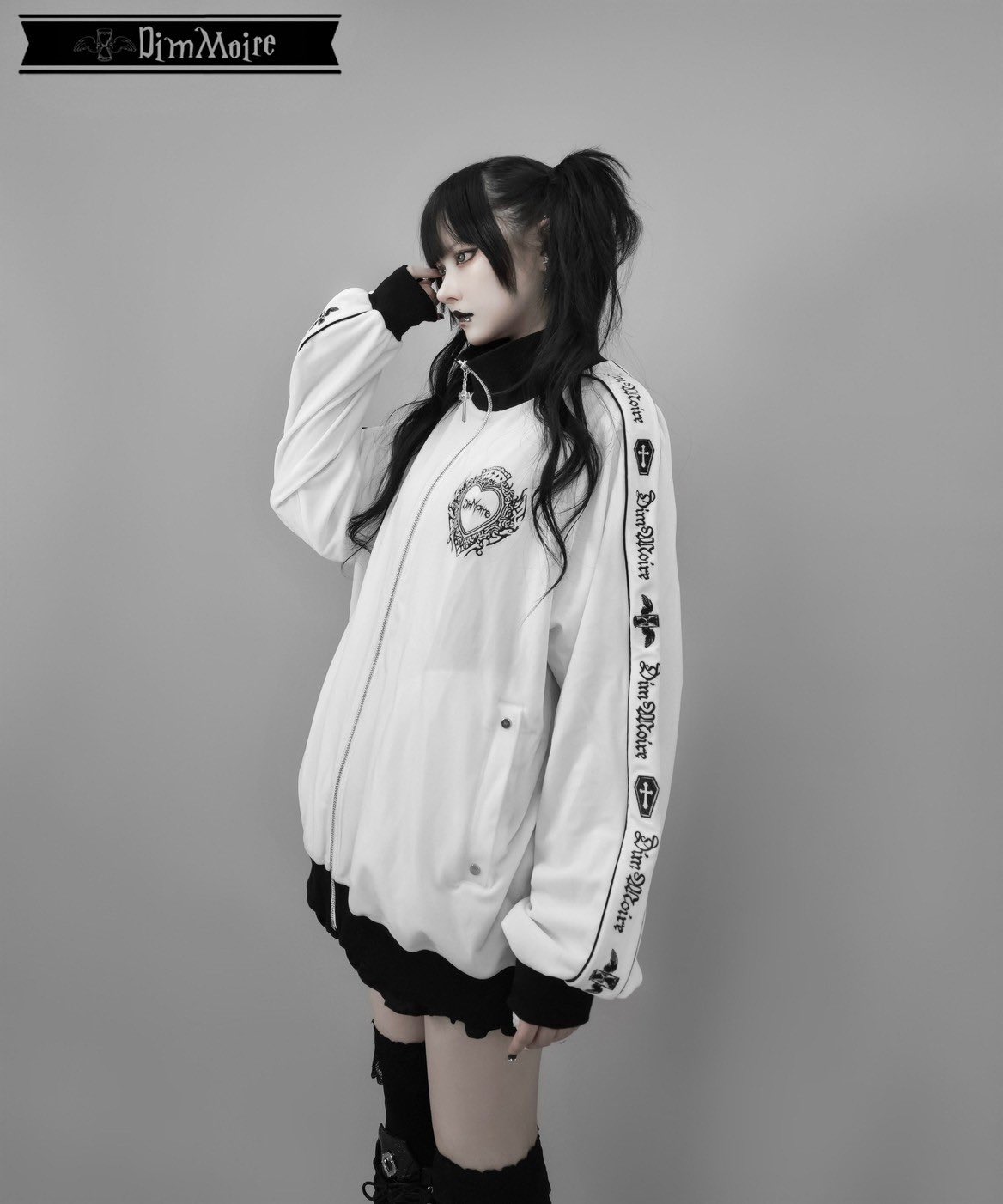 DimMoire レッグウォーマー 白 DimMoire ホワイト レッグウォーマー