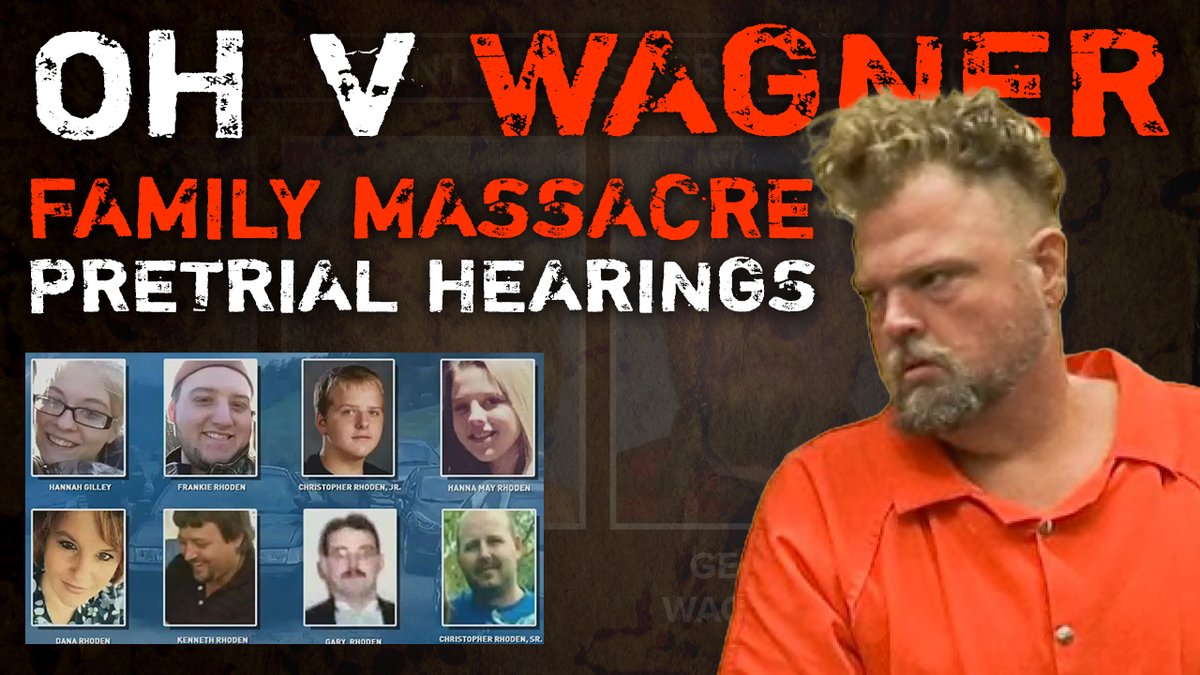 trialTVLive's tweet photo. 10ET: OH v Wagner - Pike County Massacre Trial - Pretrial Hearings REWATCH
#BillyWagner #FamilyExecutionMurderTrial #OhioTrials #PikeCountyMassacre #trialtvlive #TrueCrime
Come watch the crazy with us π
https://t.co/j0yjwyISGe https://t.co/CadKge5GzZ