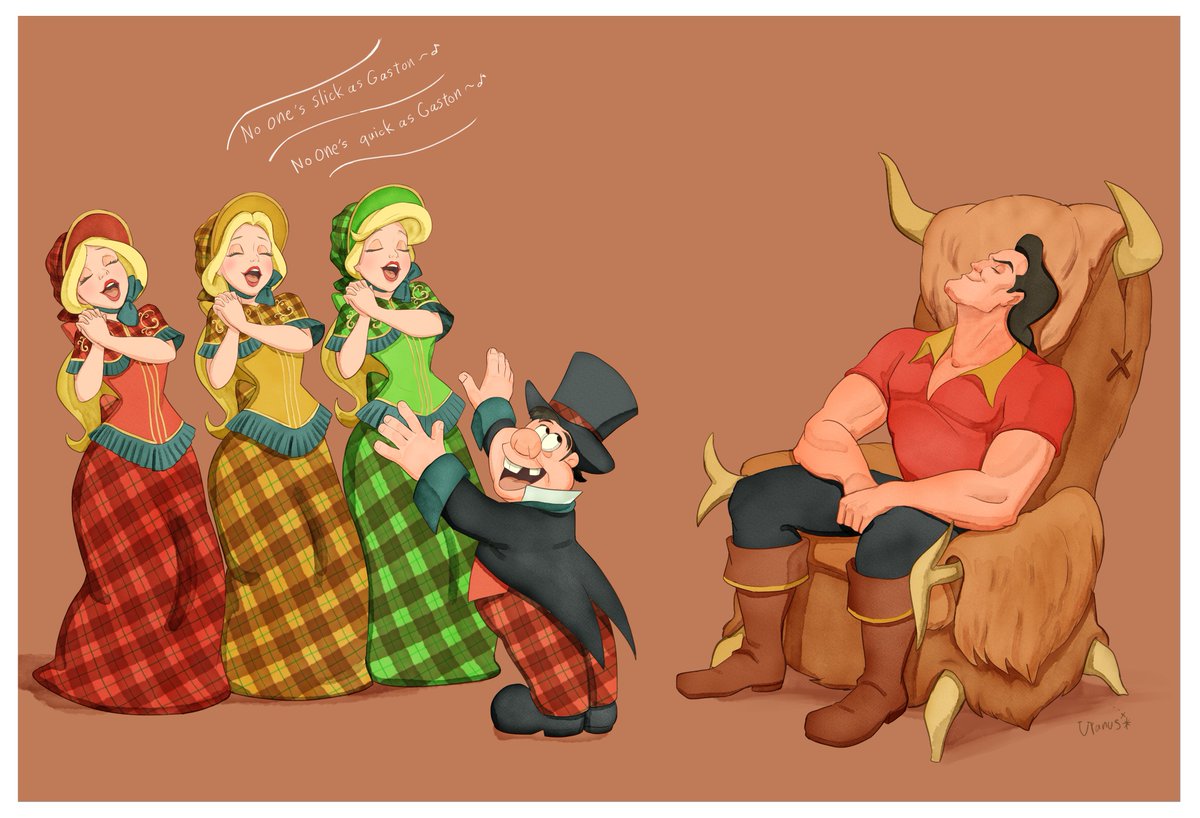 この一年で描いた美女と野獣🥀
もっと描かないとな…