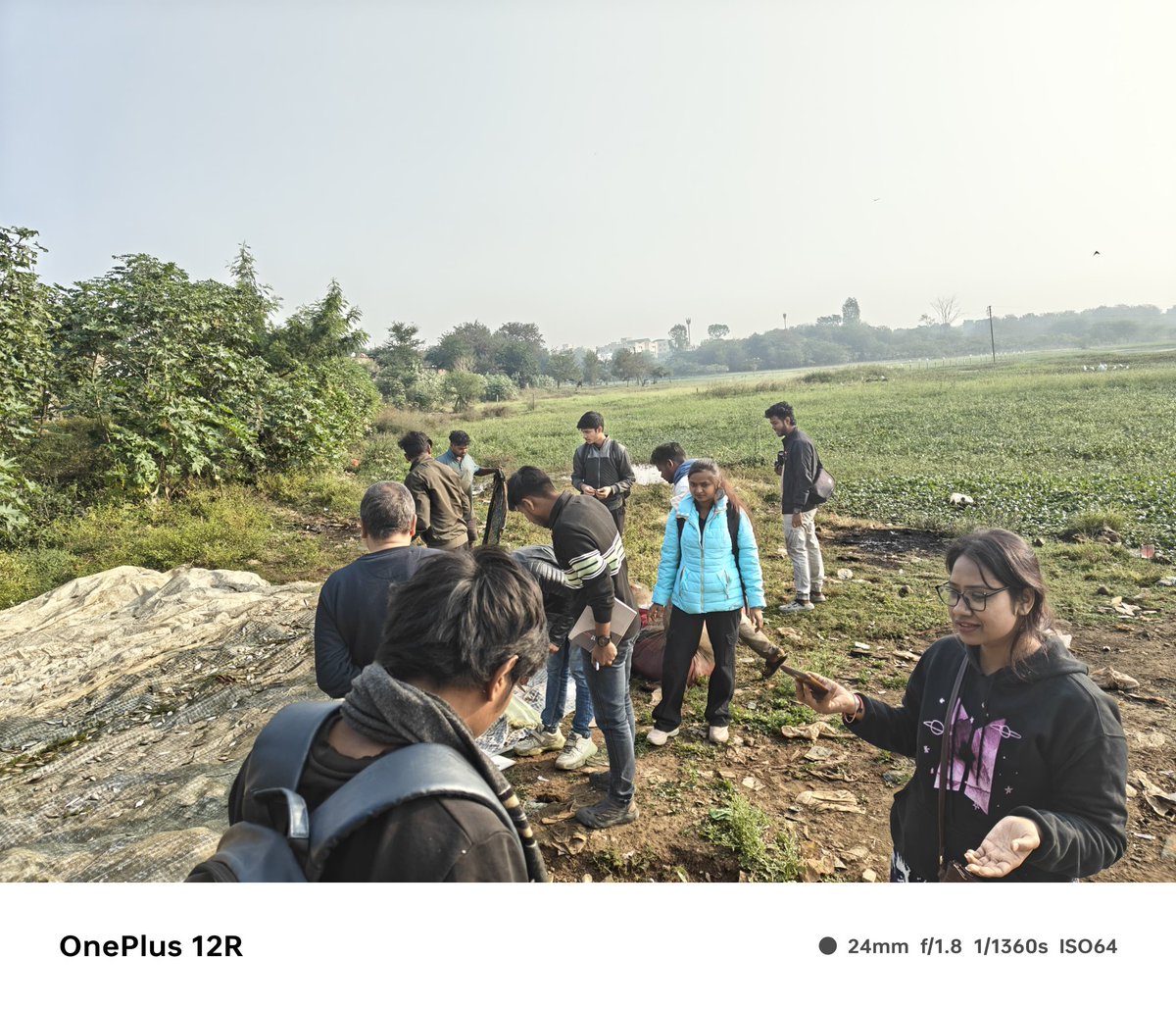 vipinvyas's tweet photo. A morning weĺl spent with the fishing community of Bhoj wetland, a Ramsar site. "Sustainable fisheries" the theme of World Fisheries Day 2024 is loud and clear here. Small Indigenous Fishes support sustainability, livelihood, nutrition, ecosystem services and climate smart too. https://t.co/rT9RhL03ys