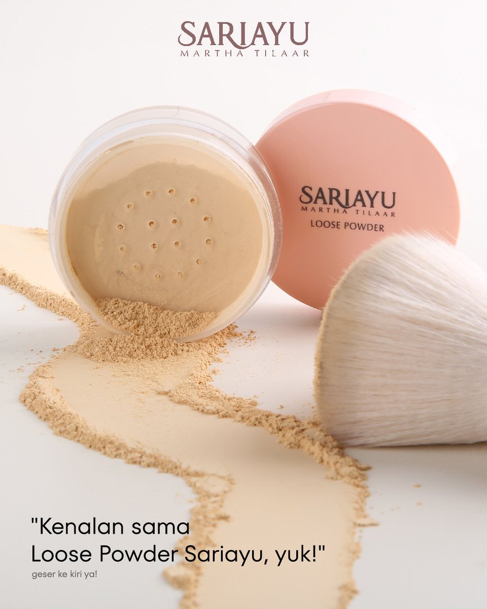 Sariayu_MT's tweet image. Sariayu juga punya loose powder lho, Besties! Siapa yang udah akrab banget sama produk kita yang satu ini? ☝🏻☝🏼☝🏽
#Sariayu #SariayuLoosePowder #LoosePowder #BedakTabur #CleanBeauty