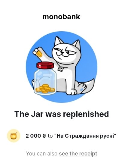 Megan_bigz 🇺🇦🏳️🌈🏳️⚧️ (@bigzmegan) on Twitter photo Monobank seems to be working better now than in the past they even take apple pay now. Go help <a href="/NAFOArmories/">NAFO Armories</a> thoese FPV drones dont build themselves. Monobank seems to be working better now than in the past they even take apple pay now. Go help <a href="/NAFOArmories/">NAFO Armories</a> thoese FPV drones dont build themselves.