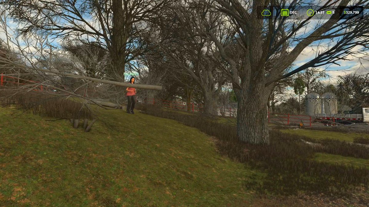 CmdrRuff's tweet image. #Farmingsimulator25 #GiantsSoftware #XboxSeriesX  Cleaning up the yard with the wife, Video up soon!