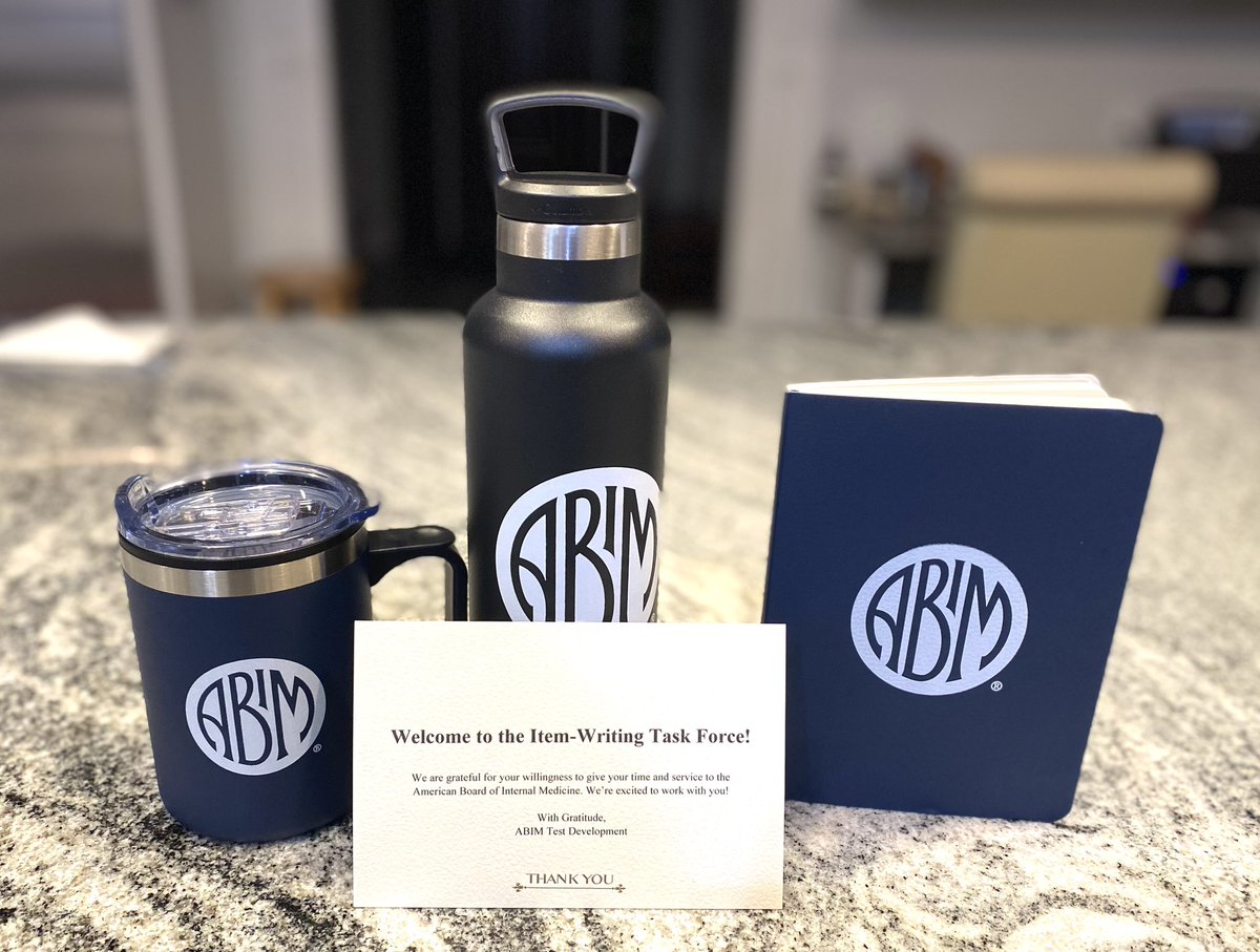 Surprised to receive souvenirs from ABIM. Great honor to serve at its Item-Writing Task Force! Hope I’ll have the test items I wrote during my Board recertification exam next year.