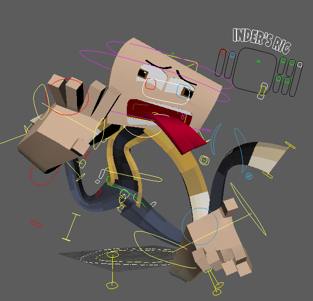 Indernob's tweet photo. Made a new maya rig fr https://t.co/cPjx1NnfO3