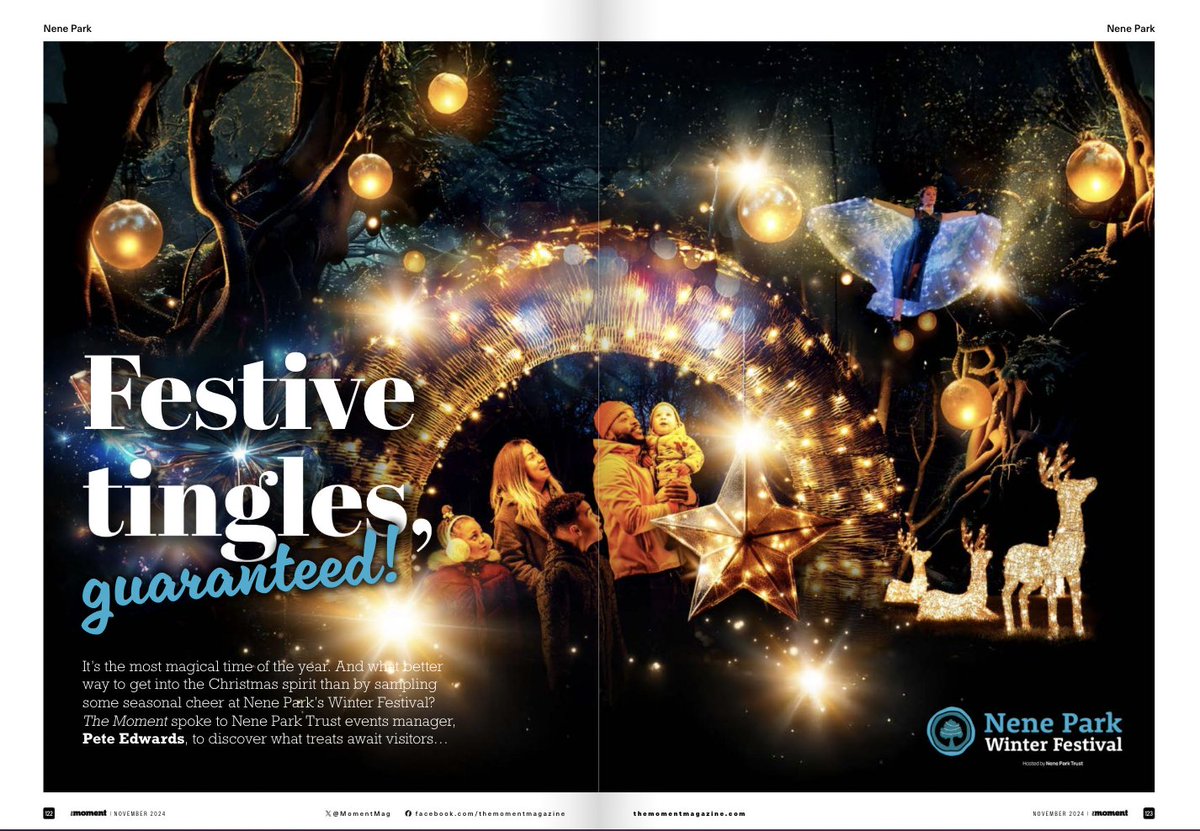Laura Fanthorpe Communications (@laurafanthorpe) on Twitter photo Through my work, I love getting the chance to discover more about all the fantastic events, opportunities, and community initiatives happening locally. I recently wrote an article about the Nene Park Winter Festival for <a href="/MomentMag/">The Moment Magazine Peterborough</a> It looks amazing!
themomentmagazine.com/virtual-magazi… Through my work, I love getting the chance to discover more about all the fantastic events, opportunities, and community initiatives happening locally. I recently wrote an article about the Nene Park Winter Festival for <a href="/MomentMag/">The Moment Magazine Peterborough</a> It looks amazing!
themomentmagazine.com/virtual-magazi…